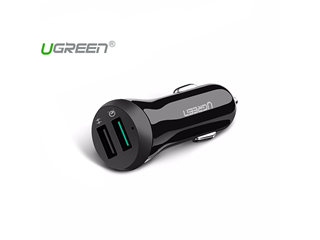 UGREEN Quick Charge 3.0 Dual USB Ports 30W Car Charger